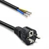 Qoltec Kabel zasilający SCHUKO CEE 7/7 (E/F) | miedź Cu | odizolowany lutowany | 3x1.5mm2 | 3m